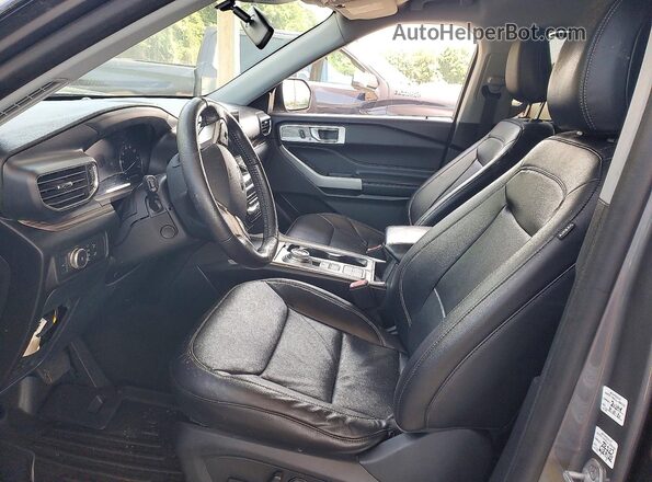 1FMSK7FH0MGA87982 2021 FORD EXPLORER Gray Widok wnętrza z przodu