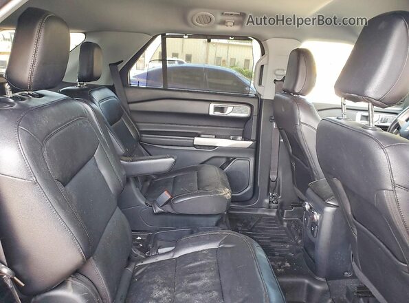 1FMSK7FH0MGA87982 2021 FORD EXPLORER Gray Widok wnętrza z tyłu