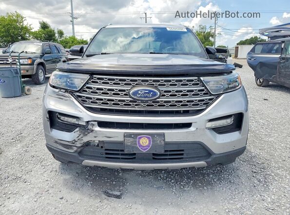 1FMSK7FH1LGA05160 2020 FORD EXPLORER Silver Front view