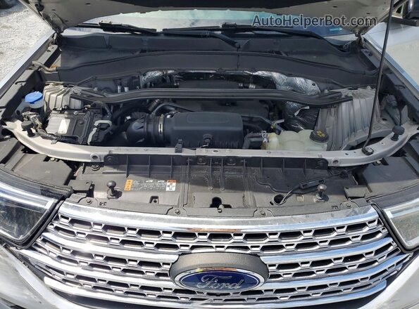 1FMSK7FH1LGA05160 2020 FORD EXPLORER Silver Engine compartment view