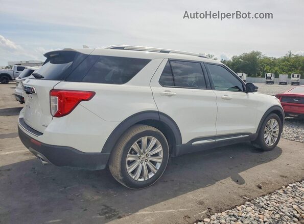 1FMSK7FH1LGB09552 2020 FORD EXPLORER White Tył prawy