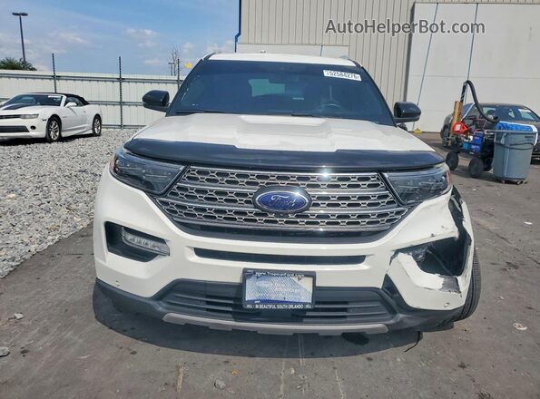 1FMSK7FH1LGB09552 2020 FORD EXPLORER White Widok z przodu