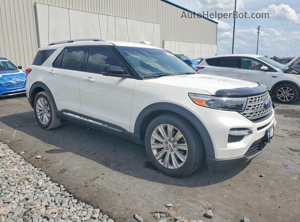 1FMSK7FH1LGB09552 2020 FORD EXPLORER White Przód prawy