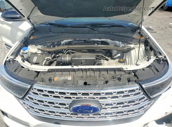 1FMSK7FH1LGB09552 2020 FORD EXPLORER White Widok komory silnika