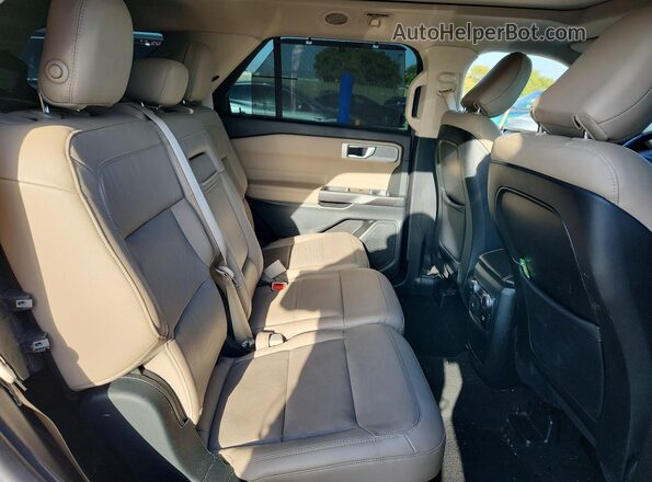 1FMSK7FH1LGB29347 2020 FORD EXPLORER White Vista interior trasera