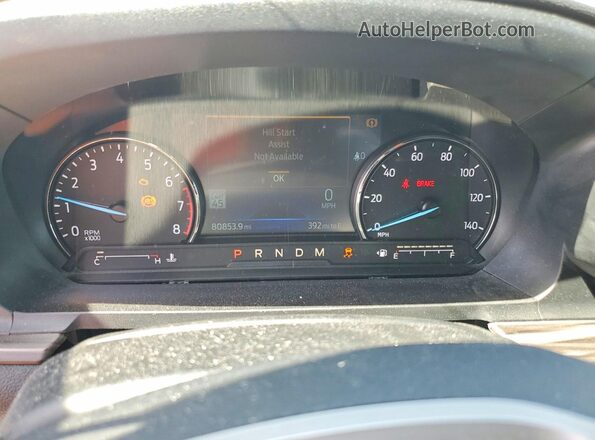 1FMSK7FH1LGC81869 2020 FORD EXPLORER Серебряный Вид щитка приборов