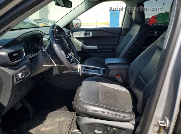 1FMSK7FH1LGC81869 2020 FORD EXPLORER Серебряный Вид салона спереди