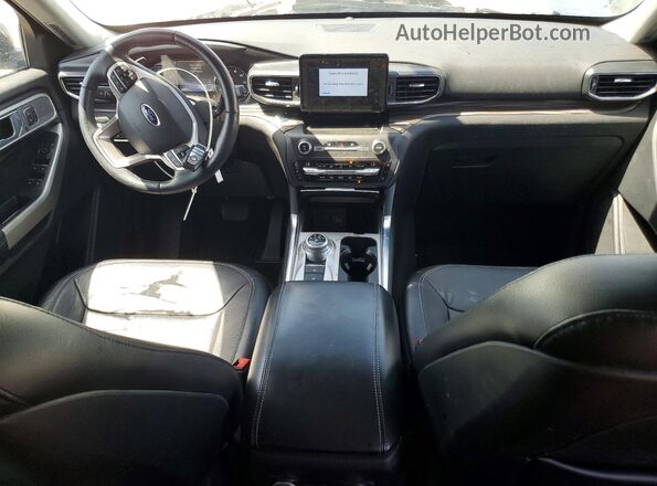 1FMSK7FH1LGC81869 2020 FORD EXPLORER Серебряный Вид панели приборов