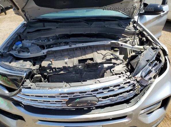 1FMSK7FH1LGC81869 2020 FORD EXPLORER Серебряный Вид задней части салона
