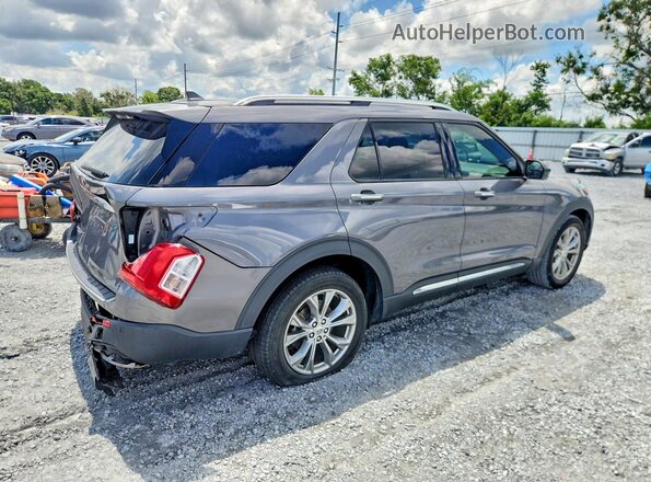 1FMSK7FH1NGA32796 2022 FORD EXPLORER Серый Задняя правая четверть