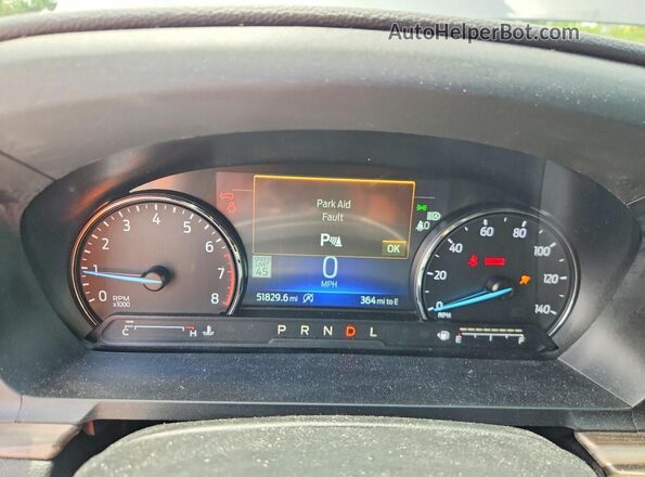 1FMSK7FH1NGA32796 2022 FORD EXPLORER Серый Вид щитка приборов