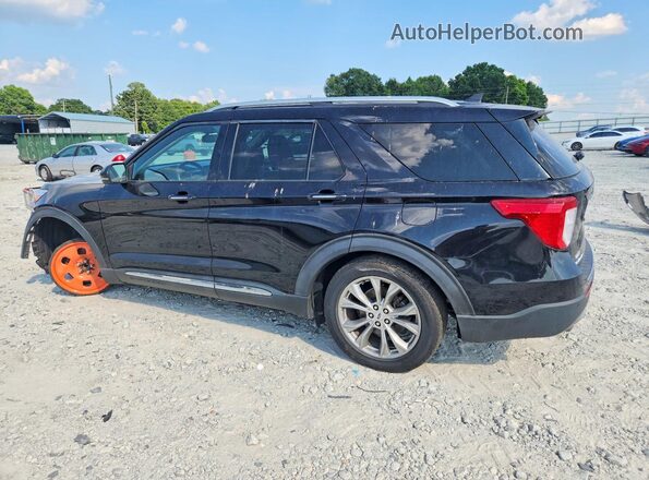 1FMSK7FH2MGA88096 2021 FORD EXPLORER Черный Задняя левая четверть