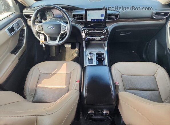 1FMSK7FH2MGA88096 2021 FORD EXPLORER Черный Вид панели приборов