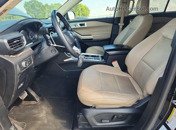 1FMSK7FH2MGA88096 2021 FORD EXPLORER Черный Вид салона спереди
