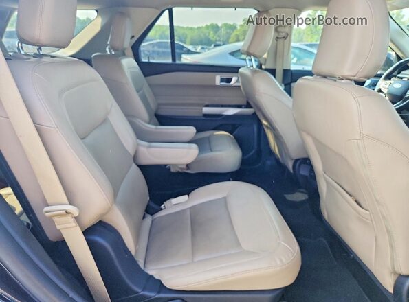 1FMSK7FH2MGA88096 2021 FORD EXPLORER Черный Вид задней части салона