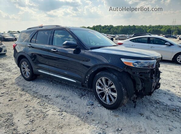 1FMSK7FH2MGA88096 2021 FORD EXPLORER Черный Передняя правая четверть