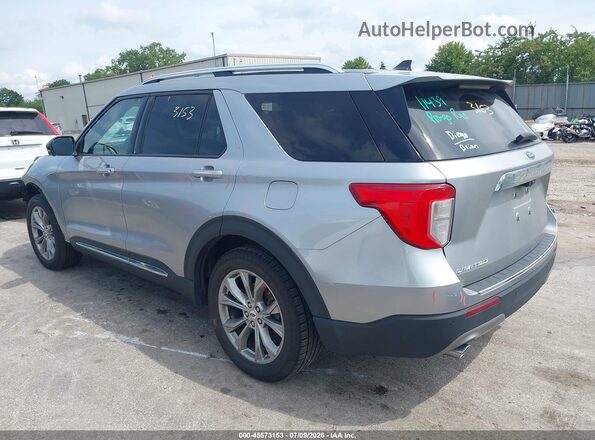1FMSK7FH2MGB50547 2021 FORD EXPLORER Silver Rear left
