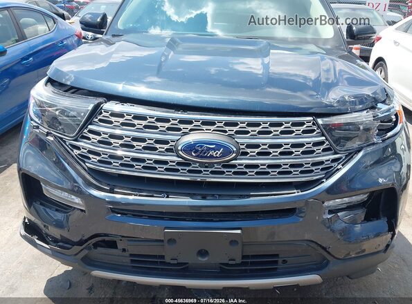 1FMSK7FH2NGC28939 2022 FORD EXPLORER Blue Вид спереду