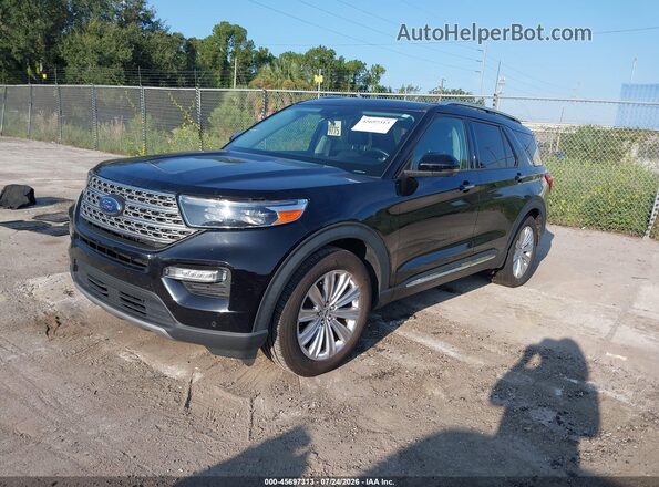 1FMSK7FH4MGB28839 2021 FORD EXPLORER Black Front left