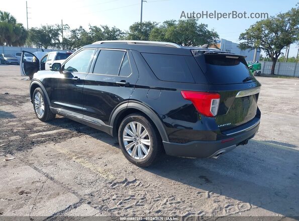 1FMSK7FH4MGB28839 2021 FORD EXPLORER Black Rear left