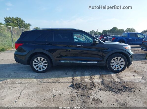 1FMSK7FH4MGB28839 2021 FORD EXPLORER Black Rear interior view