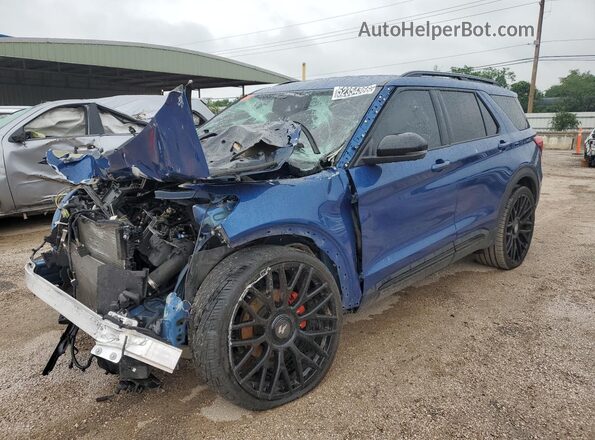 1FMSK7FH4MGB44796 2021 FORD EXPLORER Blue 