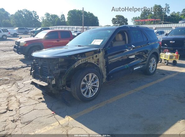 1FMSK7FH4NGA55408 2022 FORD EXPLORER Черный Передняя левая четверть
