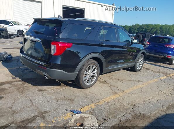 1FMSK7FH4NGA55408 2022 FORD EXPLORER Черный Задняя правая четверть