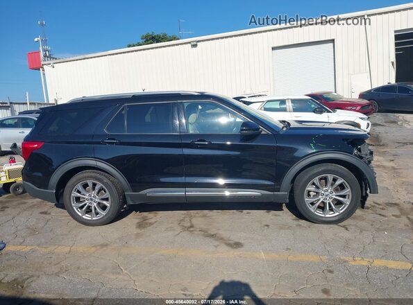 1FMSK7FH4NGA55408 2022 FORD EXPLORER Черный Вид задней части салона