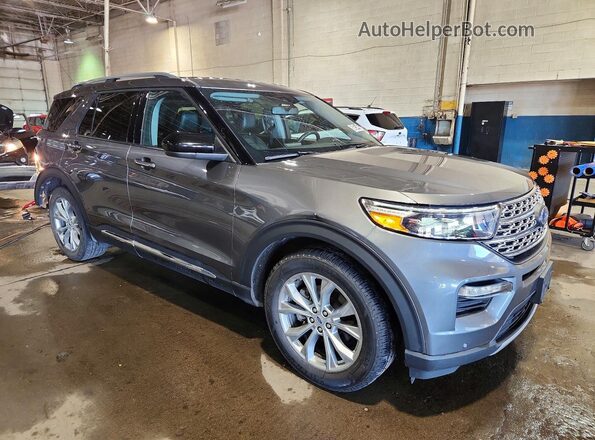 1FMSK7FH4RGA57908 2024 FORD EXPLORER Gray Delantero derecho