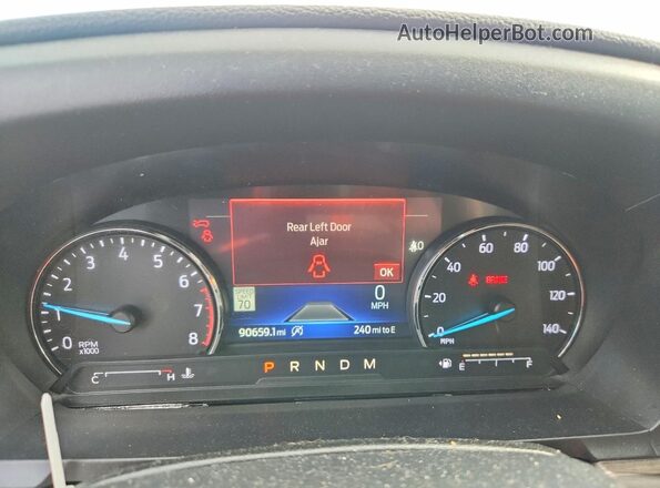 1FMSK7FH5LGA44317 2020 FORD EXPLORER Blue Սարքավորումների վահանակի տեսք