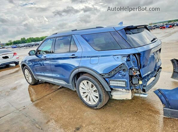 1FMSK7FH5LGA44317 2020 FORD EXPLORER Blue Հետևի ձախ