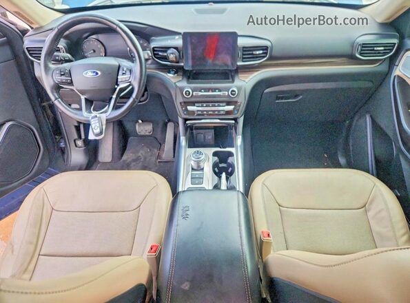 1FMSK7FH5LGA44317 2020 FORD EXPLORER Blue Առջևի վահանակի տեսք