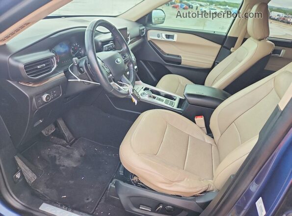1FMSK7FH5LGA44317 2020 FORD EXPLORER Blue Սալոնի դիմացի տեսք