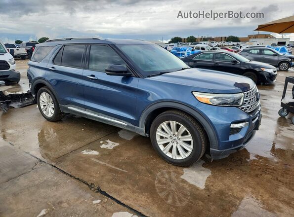 1FMSK7FH5LGA44317 2020 FORD EXPLORER Blue Առջևի աջ