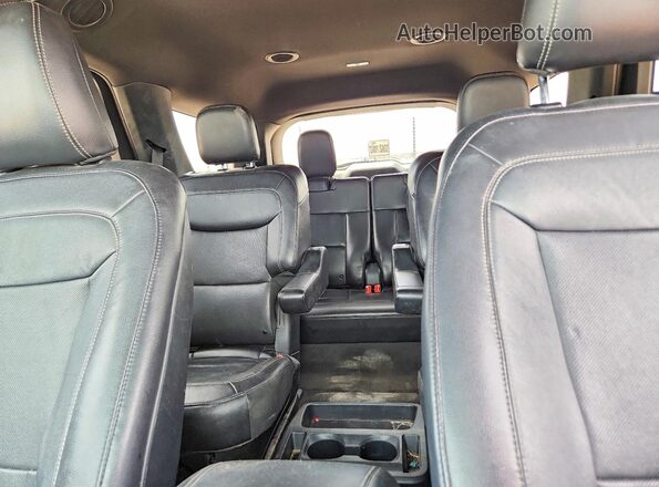 1FMSK7FH5LGA44530 2020 FORD EXPLORER Black Vista de los asientos traseros