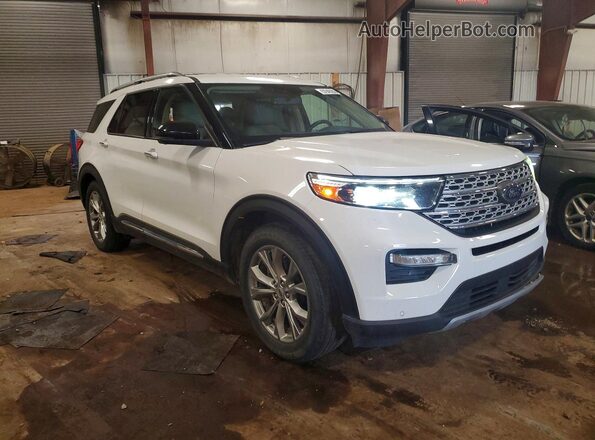 1FMSK7FH5MGA16471 2021 FORD EXPLORER White Przód prawy