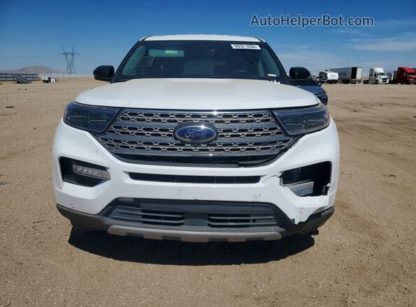 1FMSK7FH5MGA85502 2021 FORD EXPLORER White Դիմացի տեսք