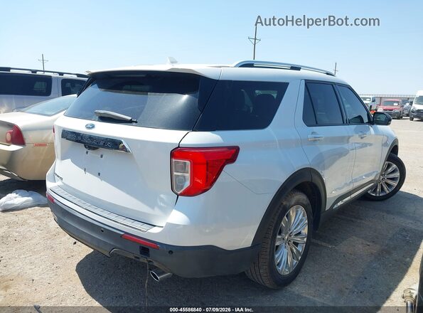 1FMSK7FH5MGB20751 2021 FORD EXPLORER White Tył prawy