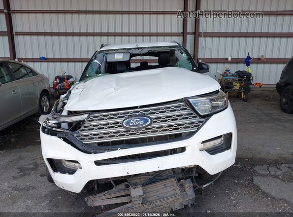 1FMSK7FH5MGB50798 2021 FORD EXPLORER Белый Вид щитка приборов