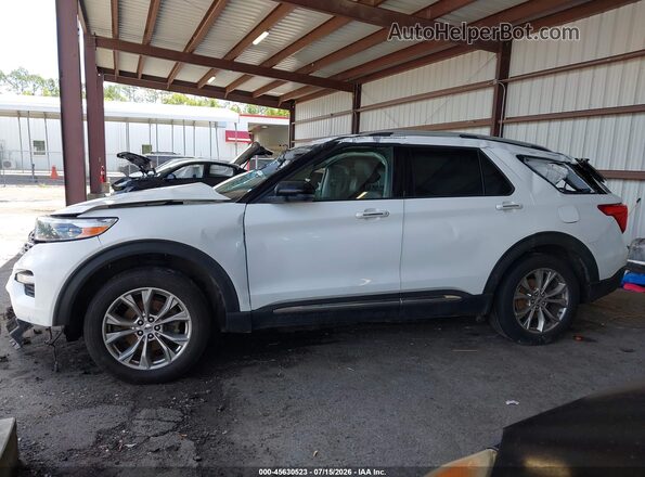 1FMSK7FH5MGB50798 2021 FORD EXPLORER Белый Панорамный вид салона 360°