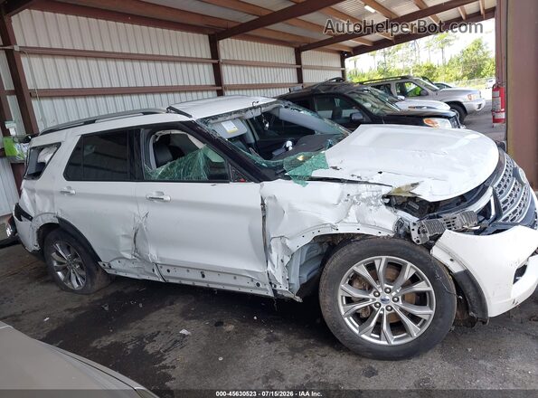 1FMSK7FH5MGB50798 2021 FORD EXPLORER Белый Вид задней части салона