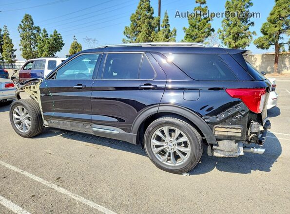 1FMSK7FH5RGA04683 2024 FORD EXPLORER Blue Rear left