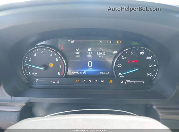 1FMSK7FH6LGA40292 2020 FORD EXPLORER White Widok tylnych siedzeń