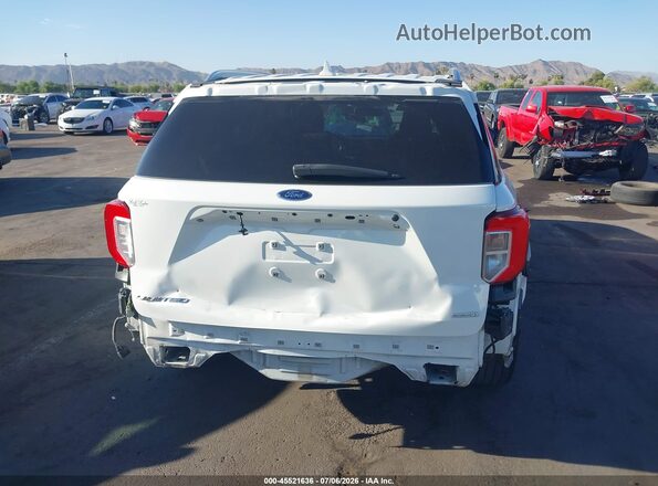 1FMSK7FH6LGA40292 2020 FORD EXPLORER White Widok z przodu