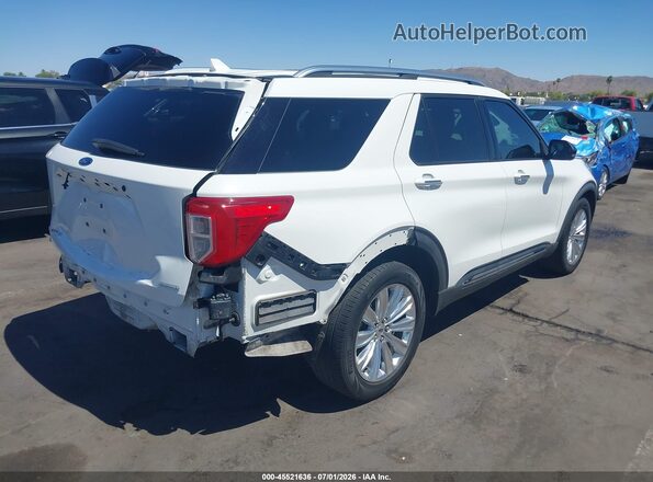 1FMSK7FH6LGA40292 2020 FORD EXPLORER White Tył prawy