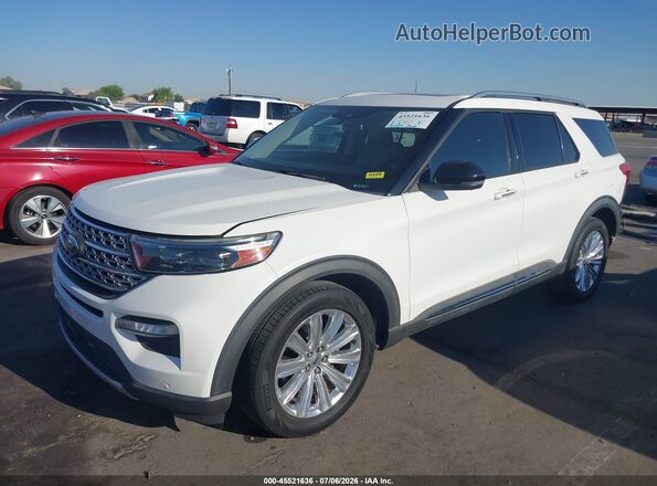 1FMSK7FH6LGA40292 2020 FORD EXPLORER White Przód lewy