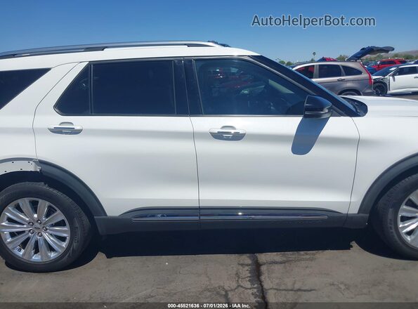 1FMSK7FH6LGA40292 2020 FORD EXPLORER White Widok wnętrza 360 stopni