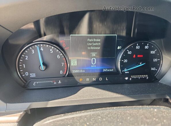 1FMSK7FH7PGB21811 2023 FORD EXPLORER White Вид щитка приладів