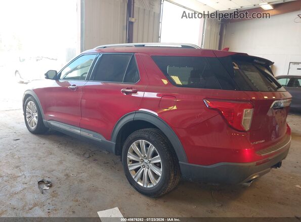 1FMSK7FH8LGA48913 2020 FORD EXPLORER Red Tył lewy